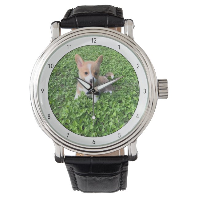 Montre Photo de chien personnalisée Ajouter votre propre  (devant)