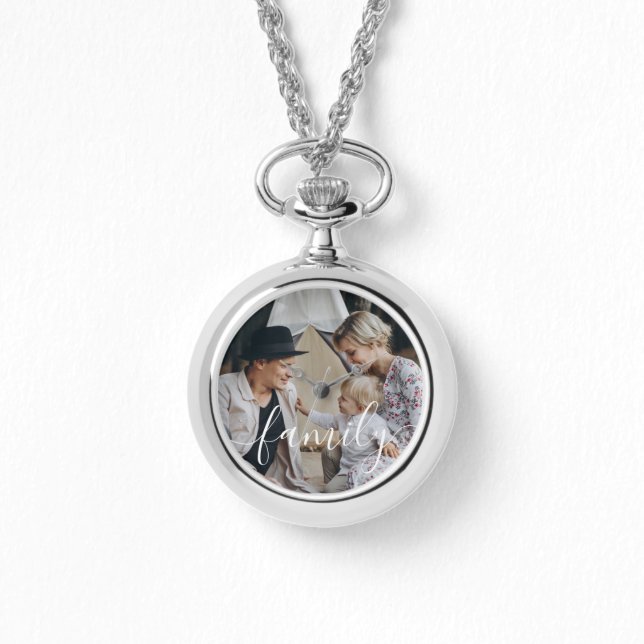 Montre Photo de famille personnalisée (Recto)