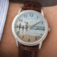 Montre photo de famille personnalisée