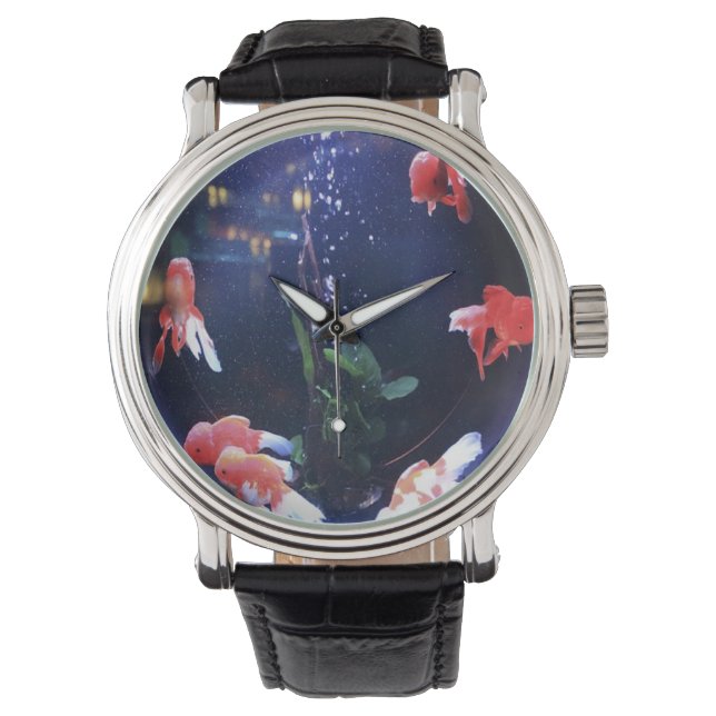Montre Photo du bol de poisson (devant)