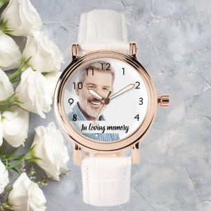 Montre Photo du mari commémoratif