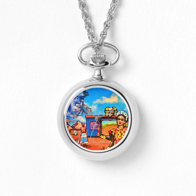 Montre photo en alliage à collier (Recto)