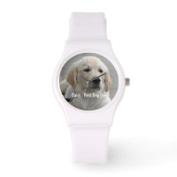 Photo et nom personnalisés Golden Retriever Dog