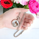 Montre Photo et texte personnalisés<br><div class="desc">Faites une montre de collier photo personnalisée de Ricaso - ajoutez vos propres photos et texte - cadeaux photo pour vous-même ou pour un proche,  une famille,  un ami</div>
