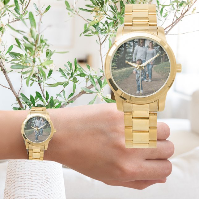 Montre PHOTO Montrer Femme Mari Enfants Parents Animaux F (Créateur téléchargé)