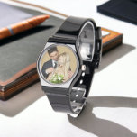 Montre Photo personnalisée<br><div class="desc">Téléchargez facilement votre propre photo sur cette grande montre. Vous pouvez modifier plus loin pour ajouter du texte etc - montres de Ricaso faire un grand cadeau de conservation pour vous-même ou d'autres.</div>