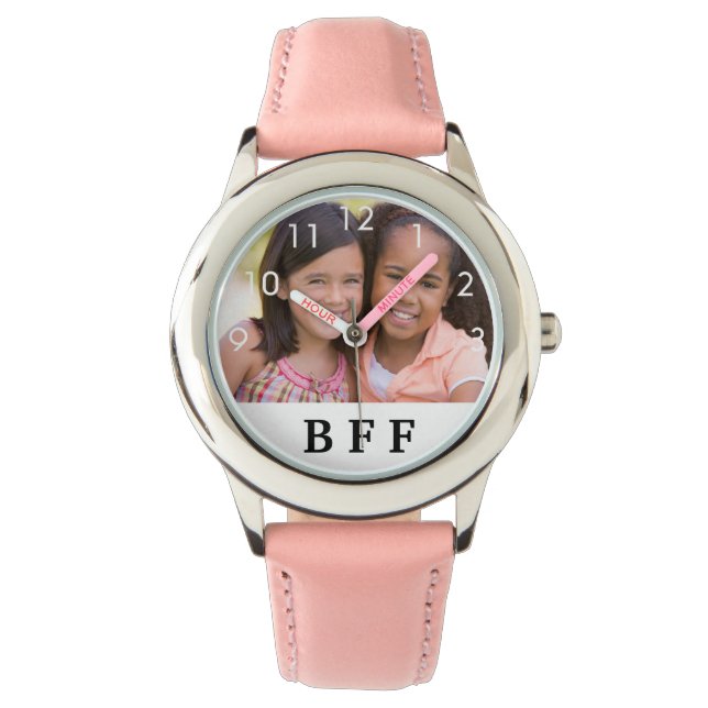 Montre Photo personnalisée BFF meilleurs amis pour toujou (devant)
