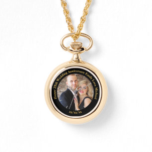 Montre Photo personnalisée de l'anniversaire du Mariage