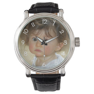 Montre Photo personnalisée de surveillance pour papa