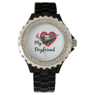 Montre Photo Personnalisée J'Aime Mon copain Bae Personna