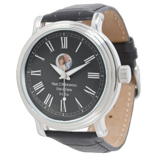 Montre photo personnalisée moderne