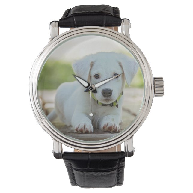 Montre Photo personnalisée pour animal de compagnie (devant)