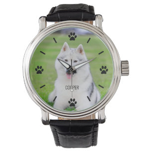 Montre Photo personnalisée pour animal de compagnie de ch