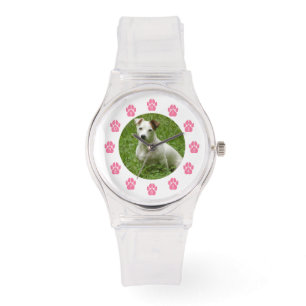 Montre Photo personnalisée pour animaux - Empreintes de p
