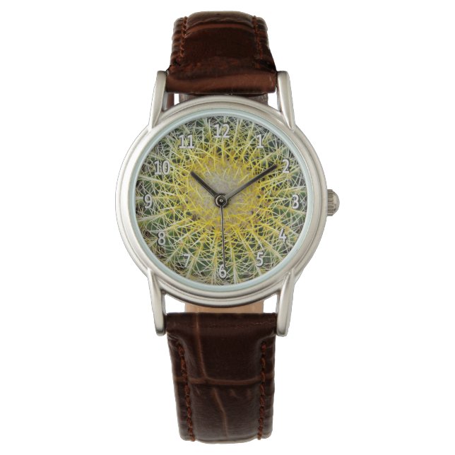 Montre Photo Plante du Globe botanique Cactus (devant)