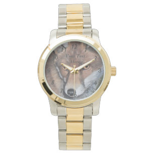 Montre photo semblable à la vie de la faune du renard ro