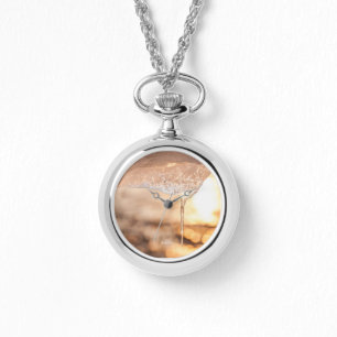 Montre photo soleil au travers de la glace