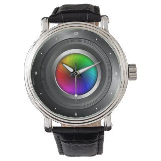Montre Photographie Couleur Roue Caméra Lens Photographe