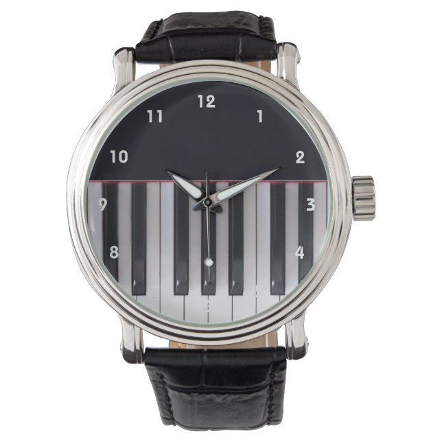 Montre Piano Keys Watch par Leslie Harlow (devant)