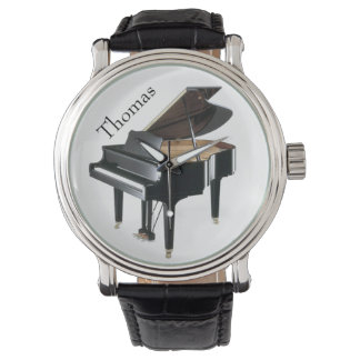 Montre Piano Noir