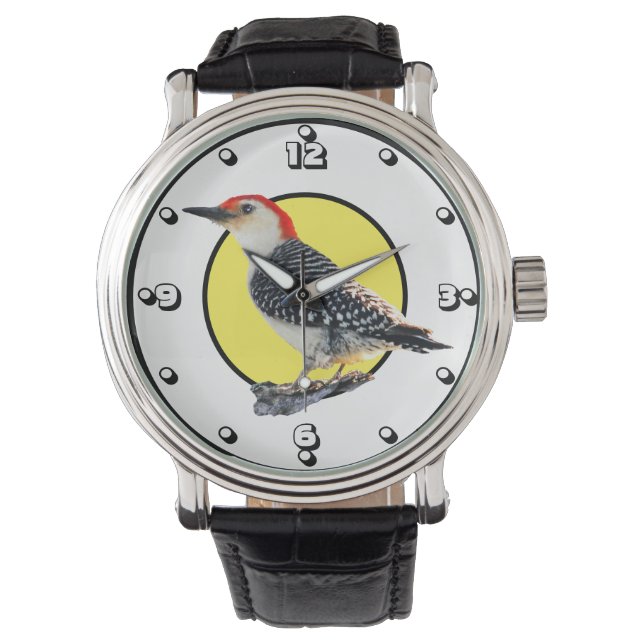 Montre Pic à ventre rouge (devant)