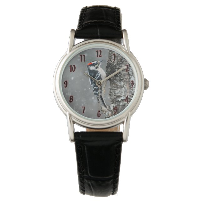 Montre Pic Downy en neige - Photo originale (devant)
