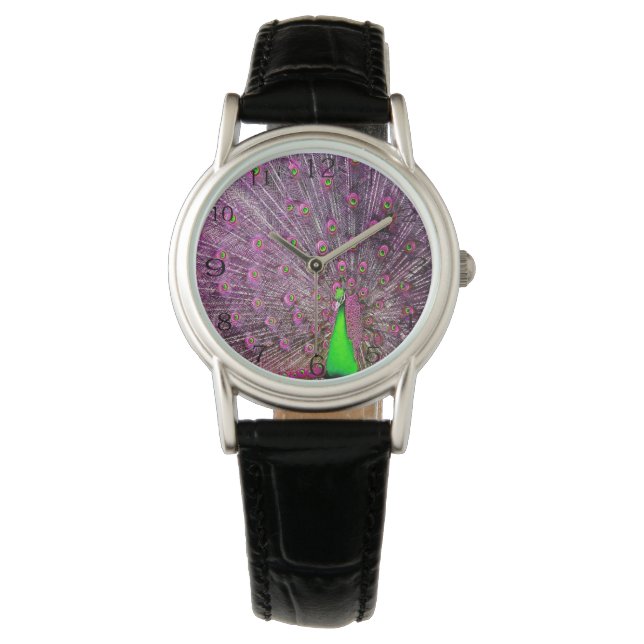Montre Pic Rose Et Vert, (devant)