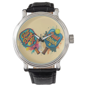 Montre Pickleball Paddle - Design sportif et amusant