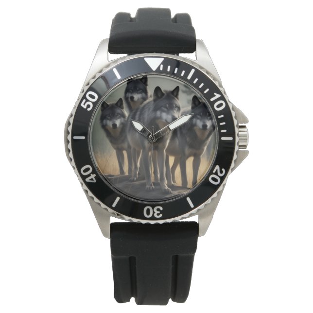 Montre Pièce de temps du loup (devant)