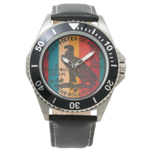 Montre Pièce d'or américaine 5 dollars