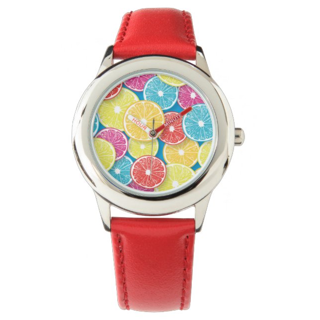 Montre Pièces de fruits d'agrumes (devant)
