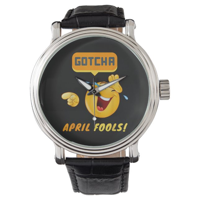 Montre PIÉGÉ - Poisson d'avril Drôle (devant)