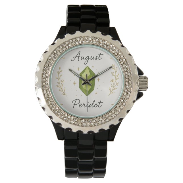 Montre Pierre de Naissance Août – Énergie de Périd (devant)