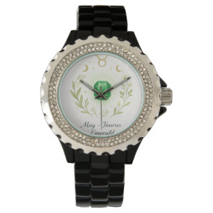 Montre Pierre de Naissance de Mai – Design Élégant