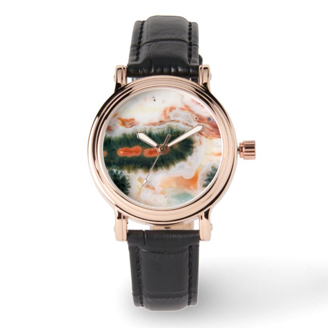 Montre Pierre d'Ocean Jasper trouvée à Madagascar (Recto)