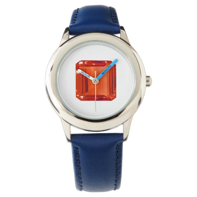 Montre Pierre orange (devant)