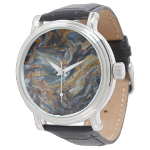 Montre Pietersite tachetée noire