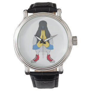 Montre Pigeon avec chaussures
