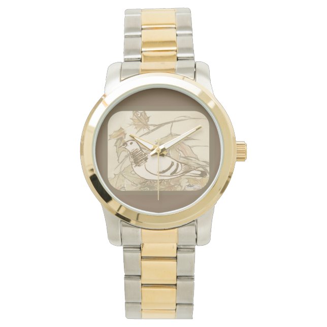 Montre Pigeon dans les bois (devant)