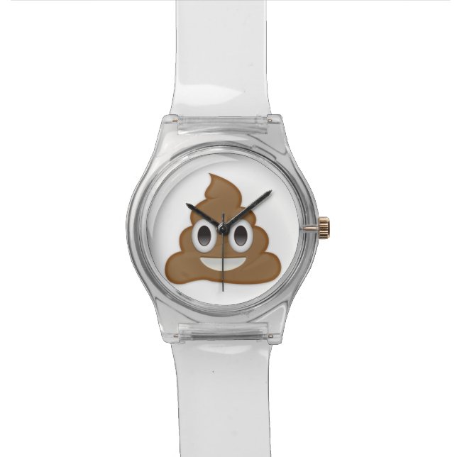 Montre Pile de Poo Emoji (Fermer)