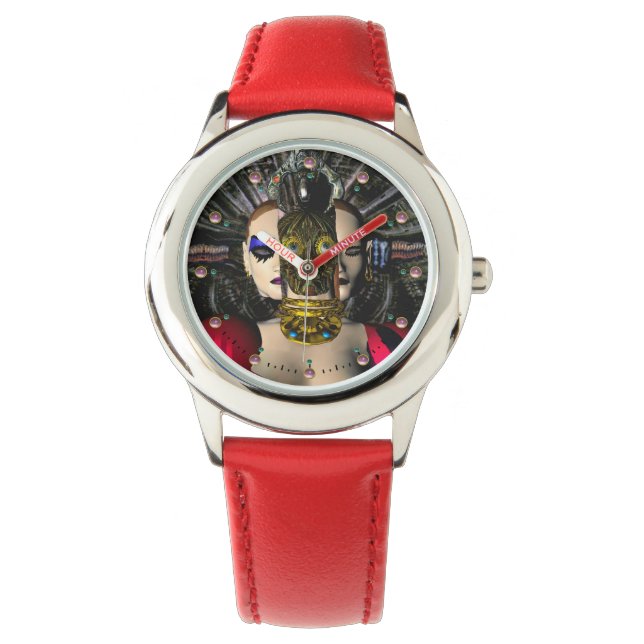 Montre PILOTE SPACESHIP ANDROID XENIA Science-fiction (devant)