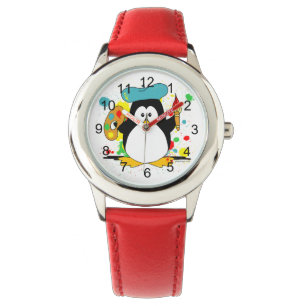 Montre Pingouin artistique