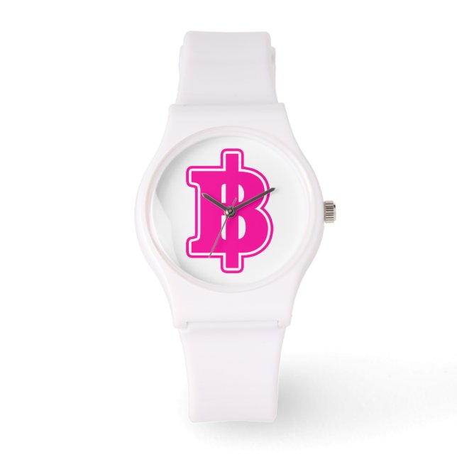 Montre PINK BAHT SIGNER ฿ Thai Devise ฿ (Recto)