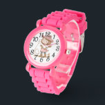 Montre Pink Cowgirl<br><div class="desc">A Cute Pink Cowgirl e watch for a Little Girl to Wear</div>