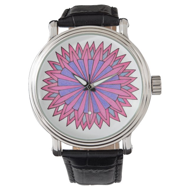 Montre Pink Flowerburst Watch (devant)