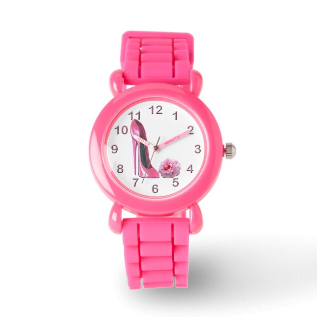 Montre Pink Stiletto et Rose Watch (Recto)