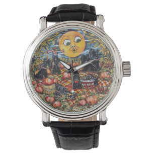 Montre Pique-nique de Terrier Halloween d'écossais