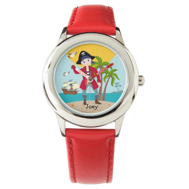 Montre Pirate kid birthday (devant)
