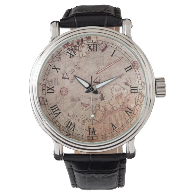 Montre Piri Rice Old World Map (devant)
