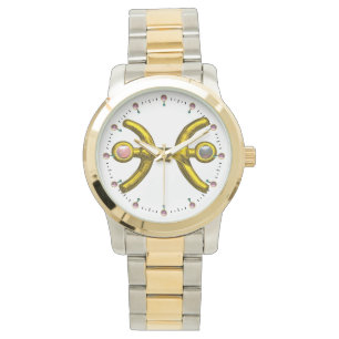 Montre PISCES OR ZODIAC JEULE D'ANNIVERSAIRE, Blanc